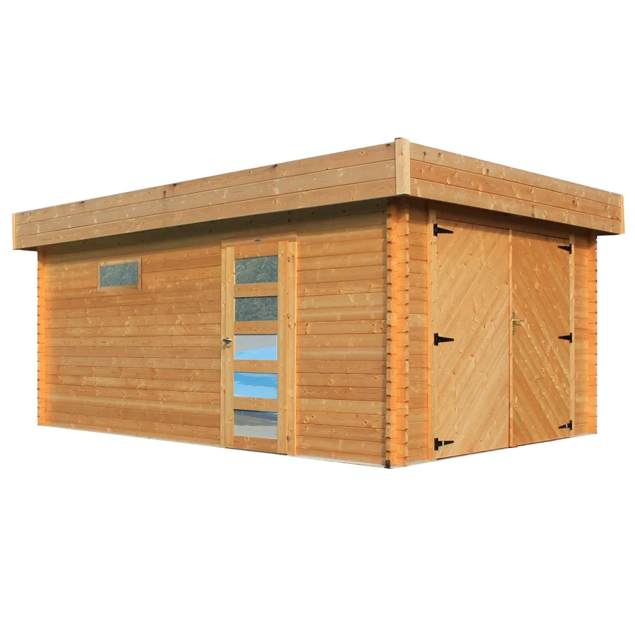 Garage-Box MODERN 358 x 538 x 256 h. cm con porte battenti-42289
