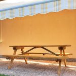 Tavolo Picnic in Legno PROFESSIONALE 180 x 160 cm - con Panche-52303