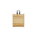 Fioriera in legno ROBUST 70x70x77 h cm con Rivestimento e Maniglie-27531