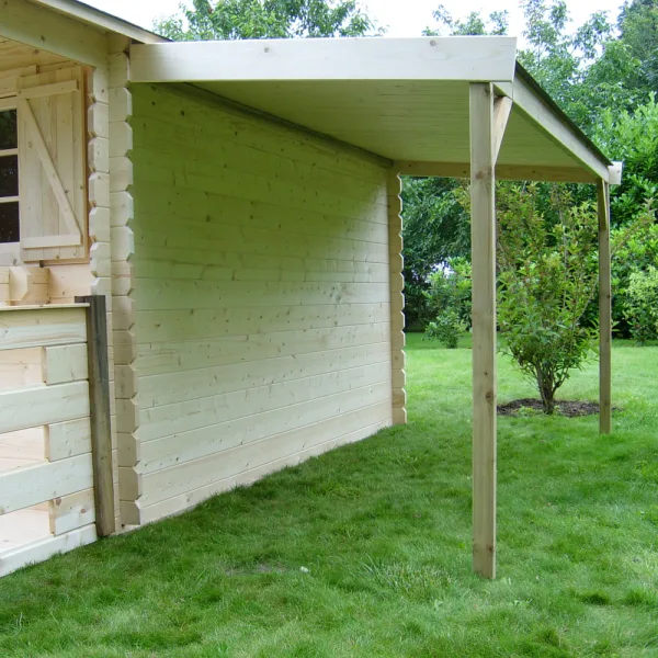 PERGOLA ADDOSSATA 125 x 298 cm - Accessorio casetta-0