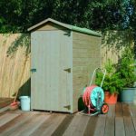 Armadio da Esterno in Legno Impregnato 96 x 183 x 183 cm-42263