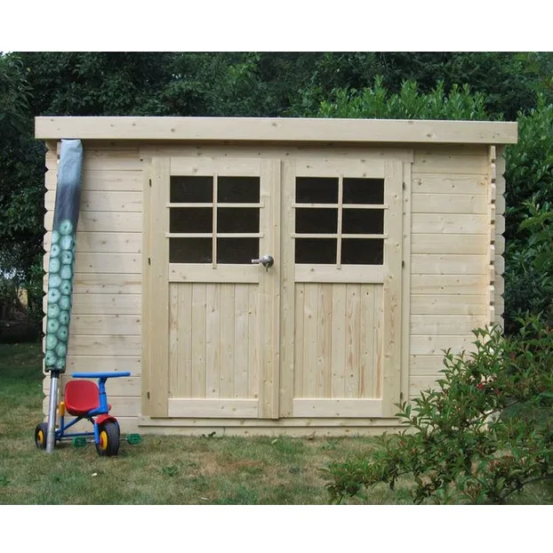 Casetta BREST in legno IMPREGNATO 298 x 298 x 212 spessore 28 pavimento COMPRESO-42265