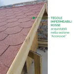 Casetta in legno IMPREGNATO per esterno DOLE 388 x 298 x 239 spessore 28 pavimento COMPRESO-49836