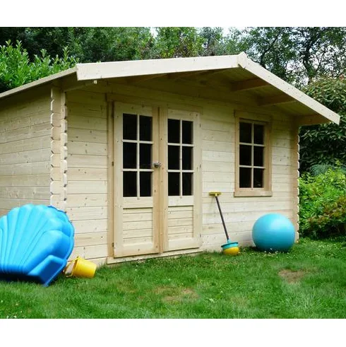 Casetta in legno VISP 418 x 388 x 239 spessore 28 pavimento COMPRESO-42280