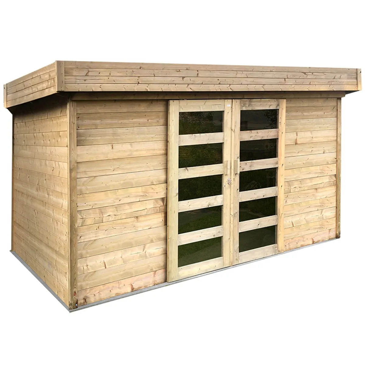 Casetta in legno MALMO 390 x 309 x 225 spessore 28 pavimento COMPRESO-42279