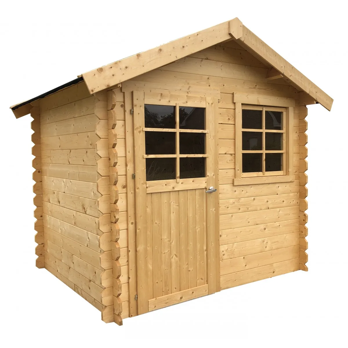Casetta in legno IMPREGNATO SARAN 298 x 198 x 239 spessore 28 pavimento COMPRESO-42272