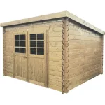 Casetta RIOM in legno IMPREGNATO 298 x 238 x 212 spessore 28 pavimento COMPRESO-42274