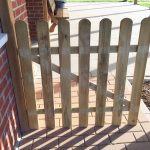 Onlywood Cancelletto in Legno NICE PINO IMPREGNATO cm 100 x 100 h.-28447