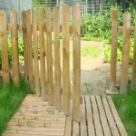 Onlywood Cancelletto in Legno NICE PINO IMPREGNATO cm 100 x 100 h. - foto 4