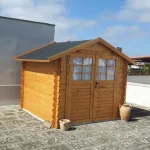 Onlywood Casetta in legno da giardino LOWCOST 238x238 sp.28 mm - foto 4