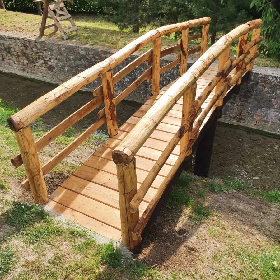 Pali CASTAGNO Scortecciato durata 25 anni - Qualità Premium-43499