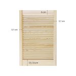 Onlywood Ante in Legno PERSIANATE in Pino Naturale Massello - 18 misure diverse-76443