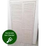 Onlywood Ante in Legno PERSIANATE in Pino BIANCO RAL 9016 - varie misure - foto 11