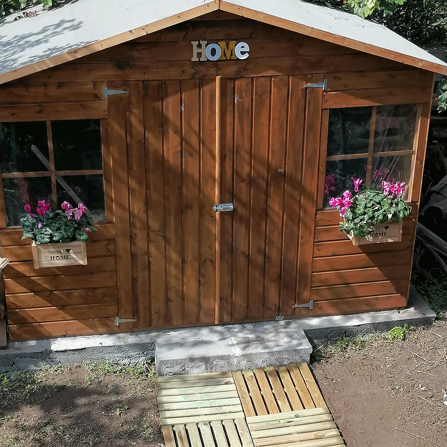 Decor et jardin capanna pino Lopun 2,89 x 2,02 m-49475
