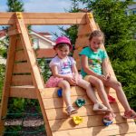 Set Altalena e Parete per Arrampicata SPIDER RED - Accessorio Fungoo -34586