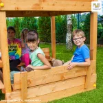 FUNGOO BEACH MODULE in legno Abete 140 x 116 cm - Accessorio Parco Giochi-34578