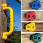 Parco Giochi in Legno Verniciato Color Teak Fungoo MY SIDE Torre con Scivolo e Casetta - foto 4