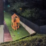 Parco Giochi in Legno verniciato Color Teak Fungoo FORTRESS Torre con Scivolo - foto 17