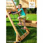 Set Altalena e Parete per Arrampicata SPIDER RED - Accessorio Fungoo -42470