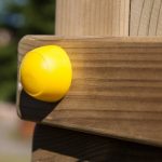 Parco Giochi in Legno Verniciato Color Teak Fungoo MY SPACE XL Torre con Scivolo e Casetta-37180