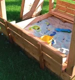 FUNGOO BEACH MODULE in legno Abete 120 x 120 cm - Accessorio Parco Giochi - foto 2