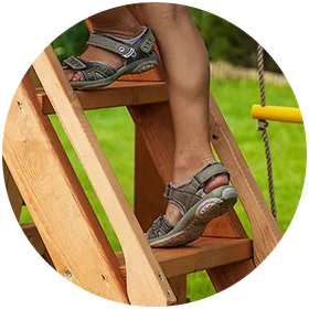 Parco Giochi in Legno Autoclavato Fungoo CAROL 1 Torre con Scivolo