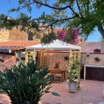 Onlywood Gazebo in legno impregnato ONLY 300 x 300 cm con Telo PVC + 8 Grigliati-56920