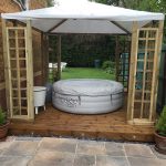 Onlywood Gazebo in legno impregnato ONLY 300 x 300 cm con Telo PVC + 8 Grigliati-45972