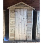 Onlywood Armadio da Esterno in Legno Impregnato 127 x 80 x 214 h. cm-54376