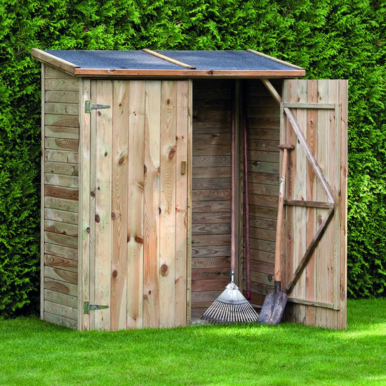 Onlywood Armadio da Esterno in Legno Impregnato 152 x 73 x 182 h. cm-0