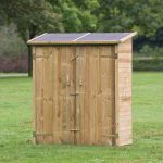 Onlywood Armadio da Esterno in Legno Impregnato 152 x 73 x 182 h. cm-47263