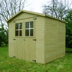 Onlywood Casetta in legno da giardino ONLY - 212 x 183 cm - Trattata in Autoclave-0