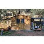 Onlywood Casetta in legno CON PAVIMENTO e TRATTATA 265x183 sp.12 mm - foto 6