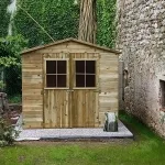 Onlywood Casetta in legno CON PAVIMENTO e TRATTATA 212x183 sp.12 mm - foto 3