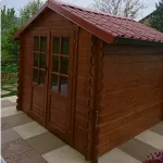 Onlywood Casetta in legno da giardino LOWCOST 248x248 sp.19 mm - foto 5
