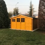 Onlywood Casetta in legno da giardino LOWCOST 388x298 sp.28 mm - foto 4