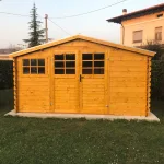 Onlywood Casetta in legno da giardino LOWCOST 388x298 sp.28 mm - foto 3