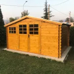 Onlywood Casetta in legno da giardino LOWCOST 388x298 sp.28 mm - foto 5