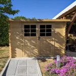 Onlywood Casetta in legno da giardino LOWCOST 298x298 sp.28 mm - foto 3
