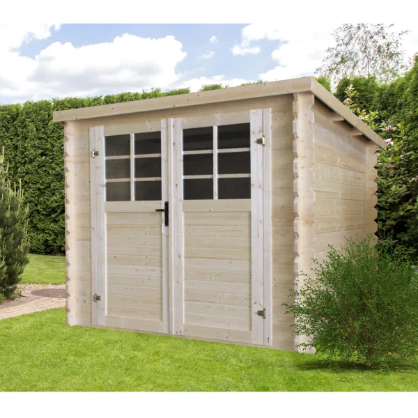 Onlywood Casetta in legno da giardino SLO 298 x 298 x 191 h. cm-0