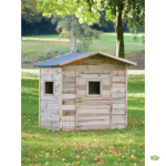 Onlywood Casetta in Legno per bambini PIPPI 140x100 cm - pavimento COMPRESO-0