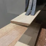 Battiscopa Legno BIANCO Laccato - Modello Luxor - 140 x 13 mm - Asta 2,5 m - foto 5