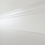 Battiscopa Legno BIANCO Laccato - Modello Luxor - 120 x 13 mm - Asta 2,5 m-36454