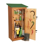 Armadio da Esterno in Legno PIAVE 90 x 72 x 185 cm - Verniciato Noce-0