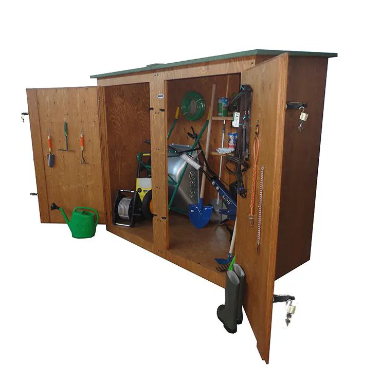 Armadio da Esterno in Legno Trattato BONIFATO 172 x 72 x 185 cm - Verniciato Noce-36847