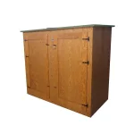 Armadio da Esterno in Legno Trattato BONIFATO 172 x 72 x 185 cm - Verniciato Noce-36848