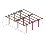 Onlywood Estensione 1 posto auto x carport PROTEGO - foto 4