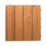 Piastrelle ad incastro per esterno STYLE in legno Thermowood - 40 x 40 x 4,5 cm-53730