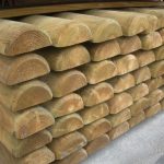 Mezzi Pali in Legno Trattati in Autoclave - Legno PINO Certificato Classe 4 - VENDITA A BANCALE-0