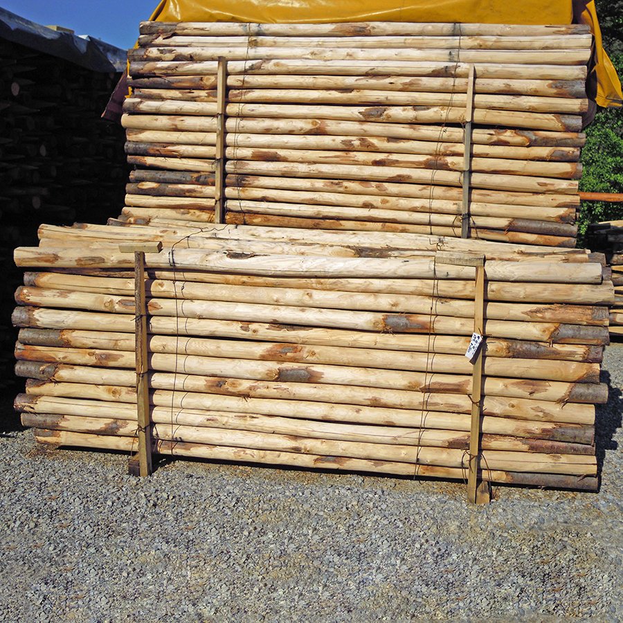 Pali CASTAGNO Scortecciato durata 25 anni - Qualità Basic - VENDITA A BANCALE-53977